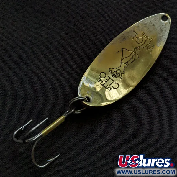 Seneca Little Cleo (Hula Girl), nickel/laiton, 18g, Cuillère ondulante #22214