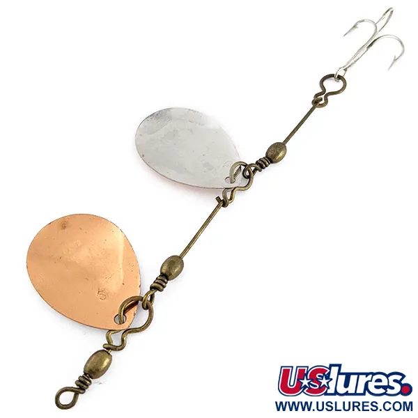 LUXON Vintage Luxon 2, 7g, Nickel/Cuivre, Cuillère tournante double #22217