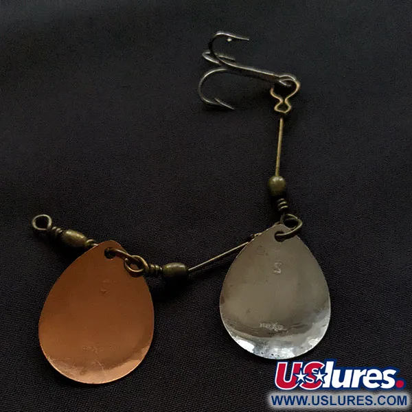 LUXON Vintage Luxon 2, 7g, Nickel/Cuivre, Cuillère tournante double #22217