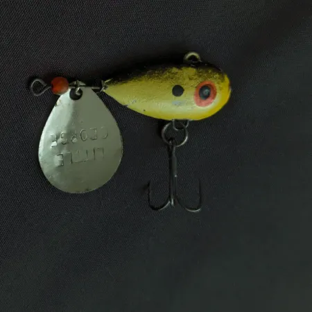 Mann's Little George, 14g Jaune et Noir, Tail Spinner #22319