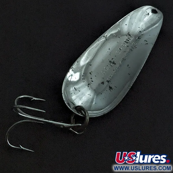 Nebco Aqua Spoon, 17g, rouge/noir/nickel, Cuillère ondulante #22384