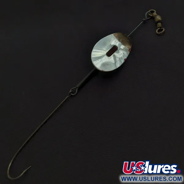 Lucky Strike June Bug Spinner, 7g, Nickel/Laiton/Rouge, Cuillère Tournante #22465