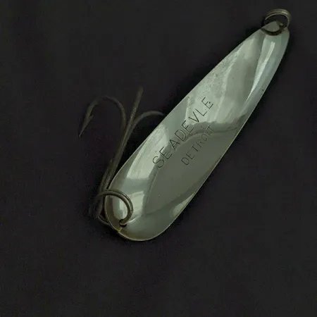 Eppinger Dardevle Seadevle, 58g, Rouge et Blanc, Cuillère Ondulante #22481