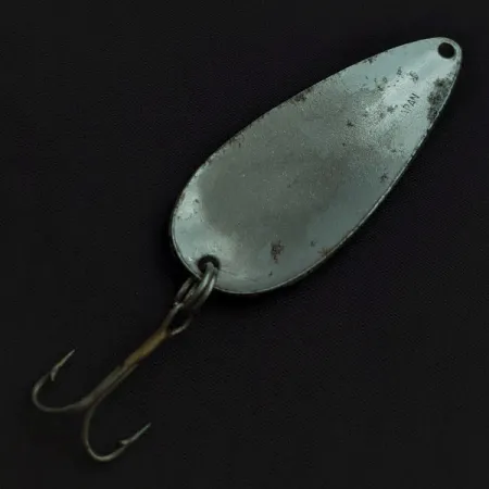 Worth Chippewa, 14g, nickel/blanc/vert, Cuillère ondulante #22535