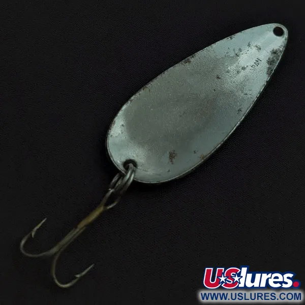 Worth Chippewa, 14g, nickel/blanc/vert, Cuillère ondulante #22535