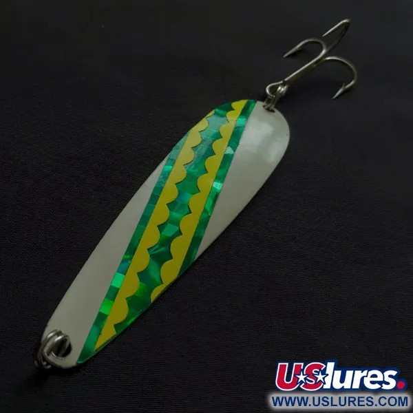 Hicks Tackle, 8,5g Blanc/Hologramme, Cuillère #22568