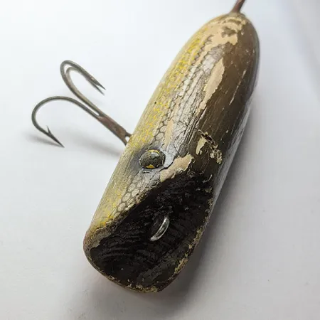 South Bend Bass Oreno, 14g, Jaune à écailles, Leurre vintage #22627