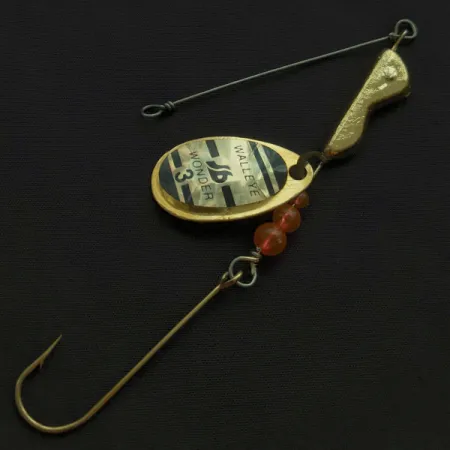 South Bend Walleye Wonder 3, Or, 14g, Spinnerbait #22629