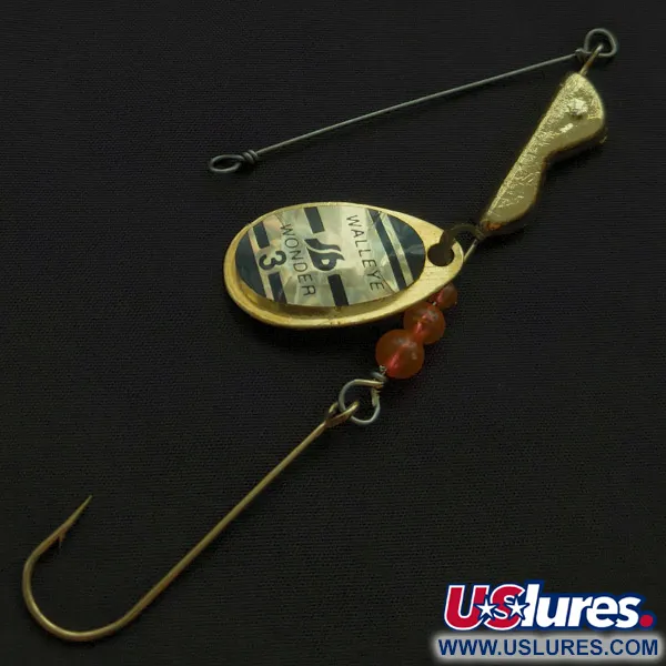 South Bend Walleye Wonder 3, Or, 14g, Spinnerbait #22629
