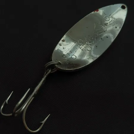 Seneca Little Cleo (Hula Girl), nickel/orange 21g, Cuillère ondulante #22639