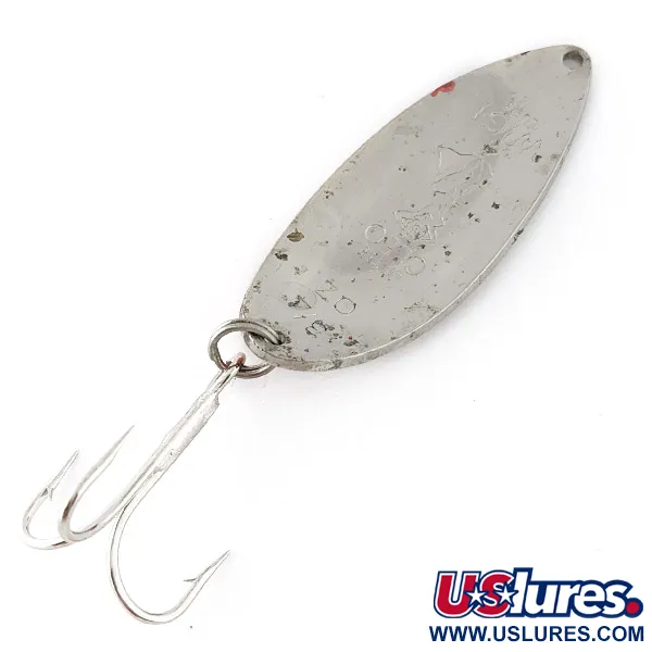 Seneca Little Cleo (Hula Girl), nickel/orange 21g, Cuillère ondulante #22639