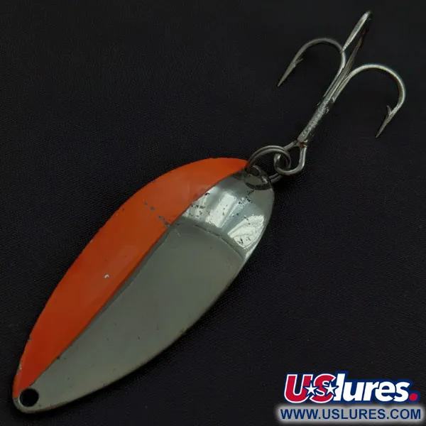 Seneca Little Cleo (Hula Girl), nickel/orange 21g, Cuillère ondulante #22639