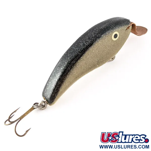 Other Hand-made, 14g, Olive Gold Glitter, Crankbait #22640