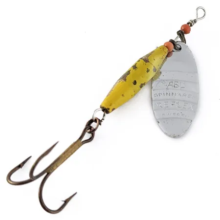 Abu Garcia Abu Spinnaren Reflex, Nickel/Jaune, 7g, Cuillère Tournante #22643