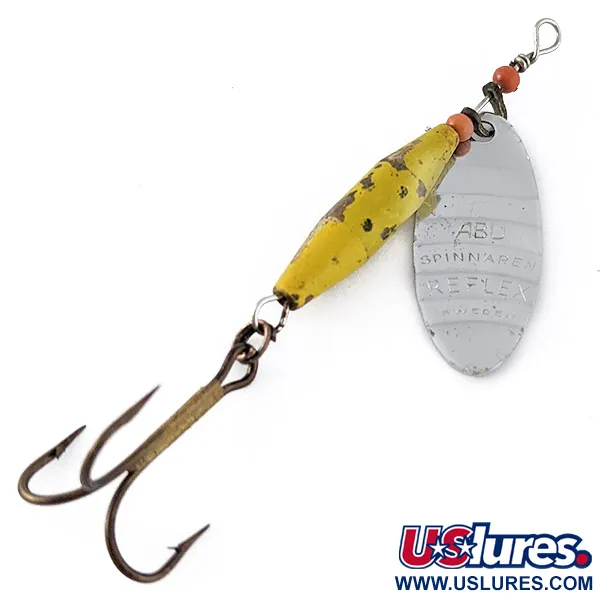 Abu Garcia Abu Spinnaren Reflex, Nickel/Jaune, 7g, Cuillère Tournante #22643