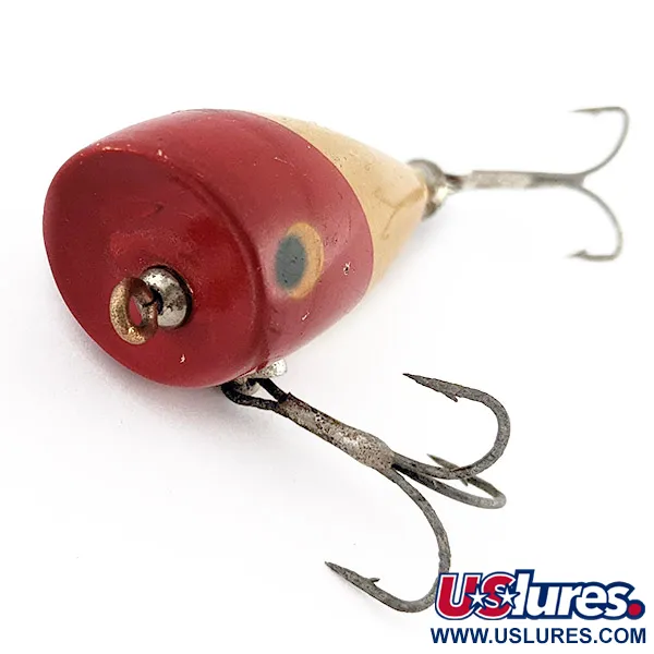 Whopper-Stopper popper en bois, 12g, Rouge et Crème #22690
