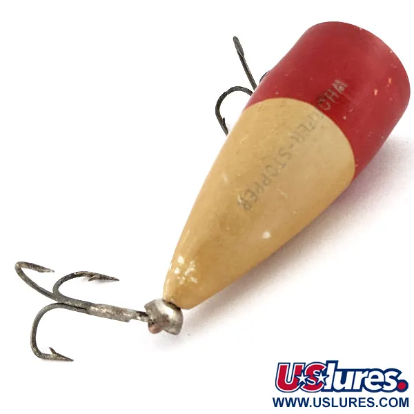 Whopper-Stopper popper en bois, 12g, Rouge et Crème #22690