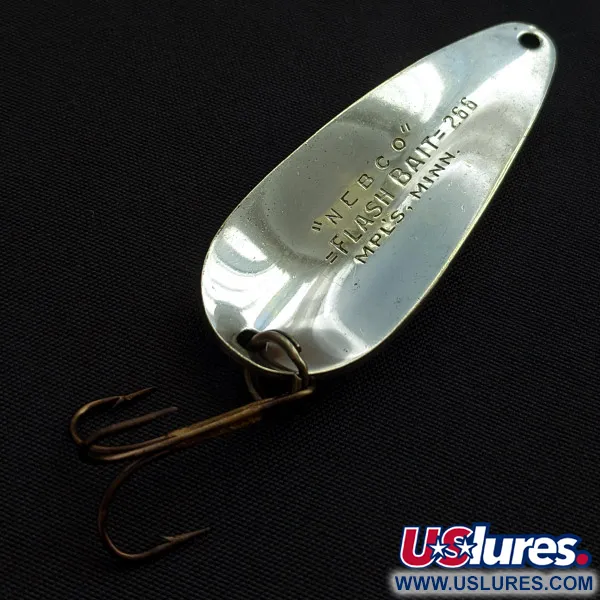 Nebco Flashbait 266, 10g, nickel, Cuillère #22692
