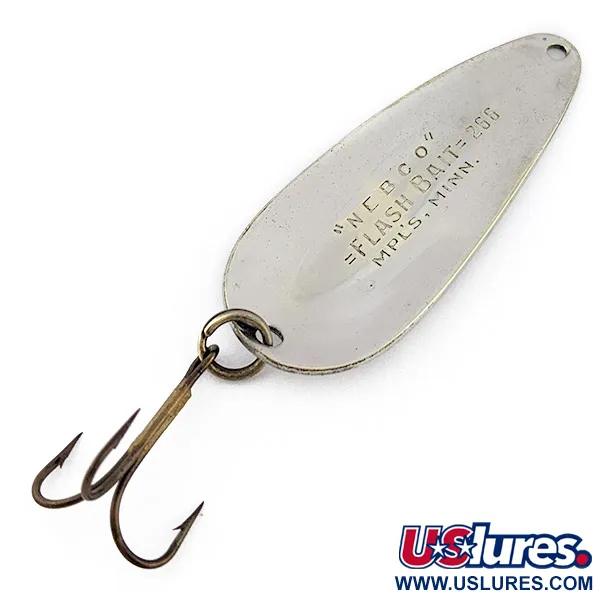 Nebco Flashbait 266, 10g, nickel, Cuillère #22692