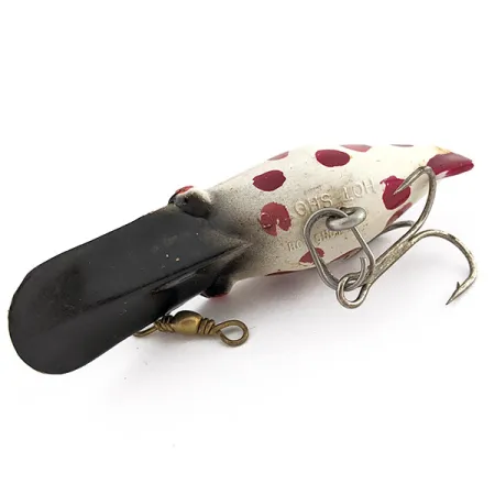 Luhr Jensen Hot Shot - 3, 5.5g blanc/rouge/noir, Leurre de Pêche #22702