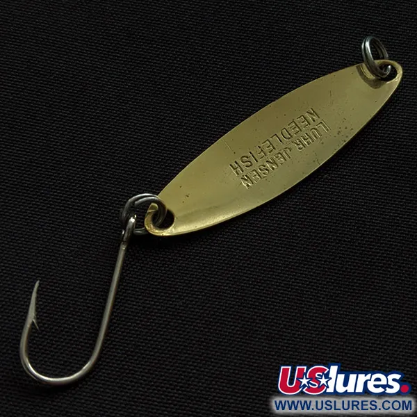 Luhr Jensen Needlefish 1, 2g, rouge/blanc/laiton, cuillère de traîne #22731