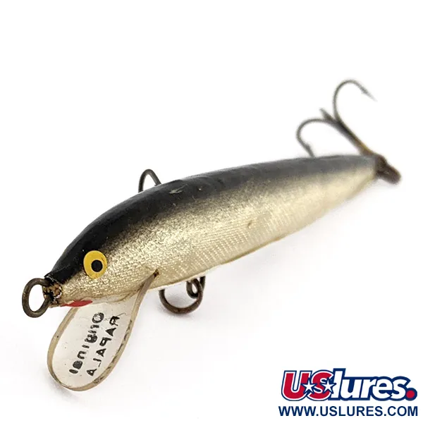 Rapala Original Floater F9, 4g, Argenté (S), Poisson Nageur Flottant #22761