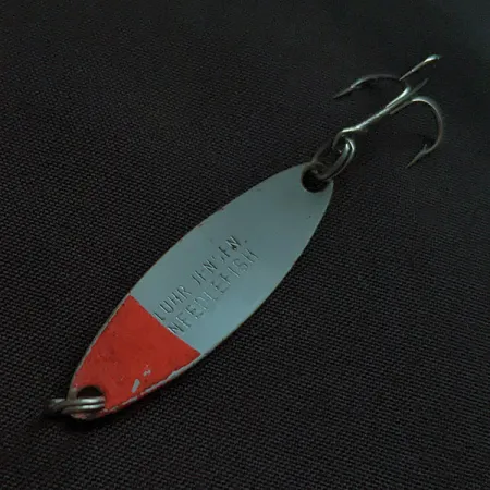 Luhr Jensen Needlefish 1, 2g, blanc/rouge UV, cuillère de traîne #22809