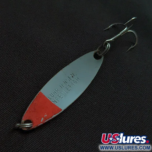 Luhr Jensen Needlefish 1, 2g, blanc/rouge UV, cuillère de traîne #22809