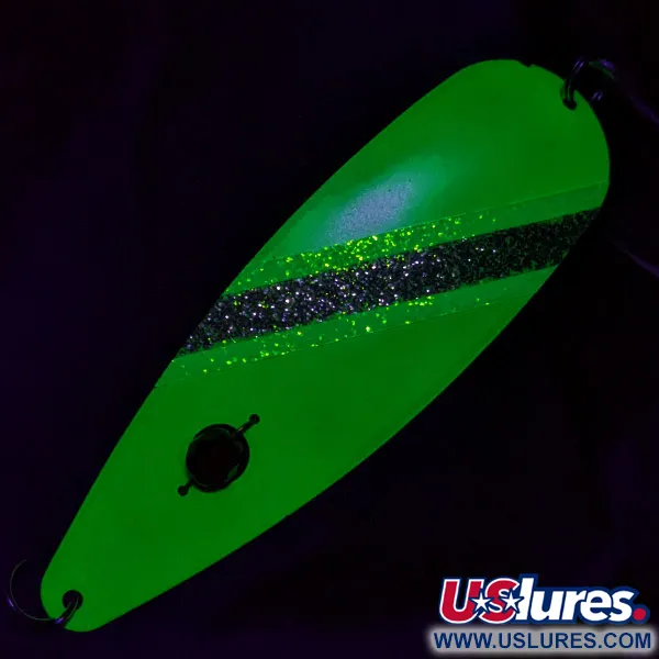Red Eye Lures Red Eye Evil Eye, 18g green/red eye UV, Cuillère #22829