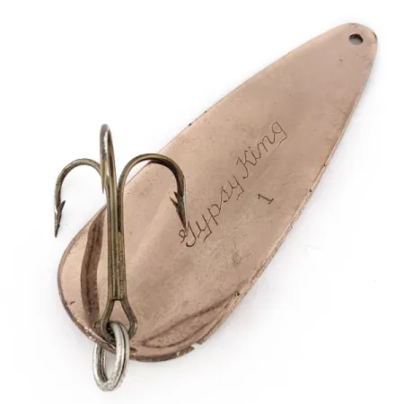 Weller Gypsy King 1, 17g, rouge/blanc/cuivre, cuillère ondulante #22831