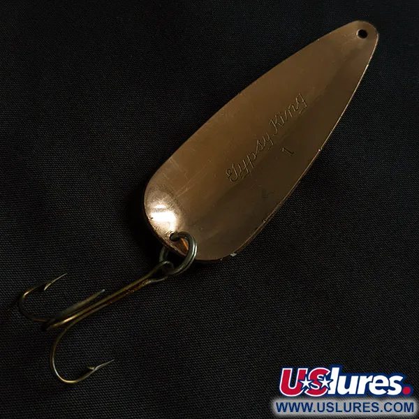 Weller Gypsy King 1, 17g, rouge/blanc/cuivre, cuillère ondulante #22831