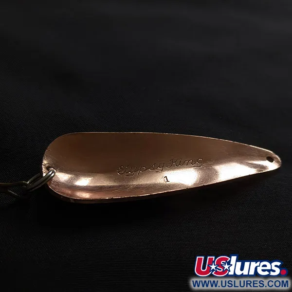 Weller Gypsy King 1, 17g, rouge/blanc/cuivre, cuillère ondulante #22831