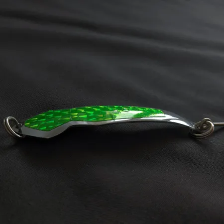 Tony Acetta Pet Spoon 15, 14g, Chrome/Vert, Cuillère ondulante #22842