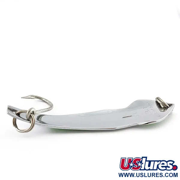 Tony Acetta Pet Spoon 15, 14g, Chrome/Vert, Cuillère ondulante #22842