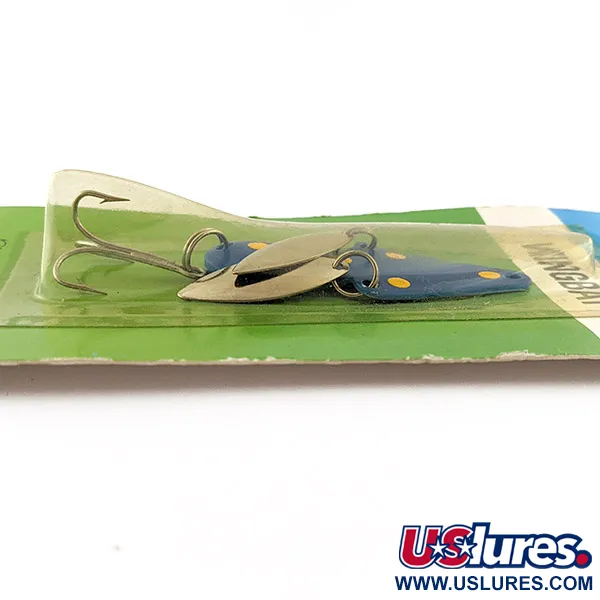 Eppinger Wingbat, Bleu à Points Jaunes, 14g, Cuillère #22852