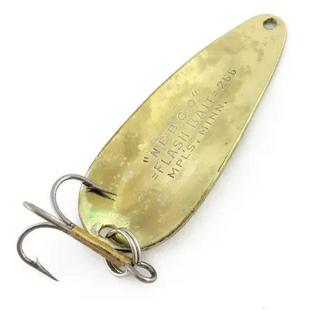 Nebco Flashbait 266, 10g Laiton, Cuillère #22854