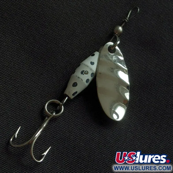 Glen Evans Shyster, 3.5g Nickel/Blanc, Cuillère Tournante #22896