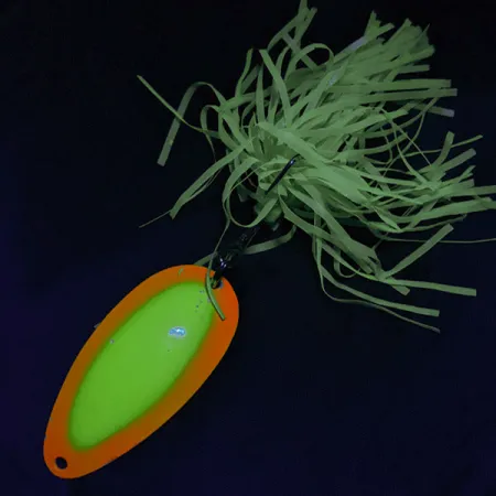 Red Eye Lures, Jaune/Orange, 14g, Cuillère #22916