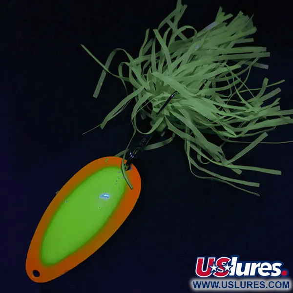 Red Eye Lures, Jaune/Orange, 14g, Cuillère #22916