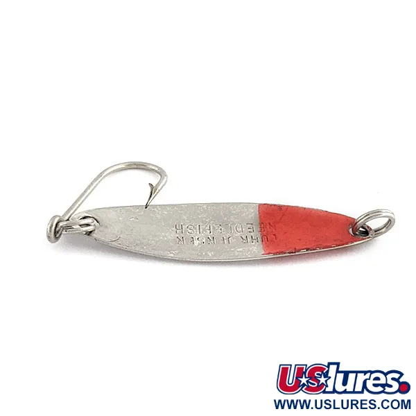 Luhr Jensen Needlefish 1, Nickel/Rouge, 2g, Cuillère de traîne #22969