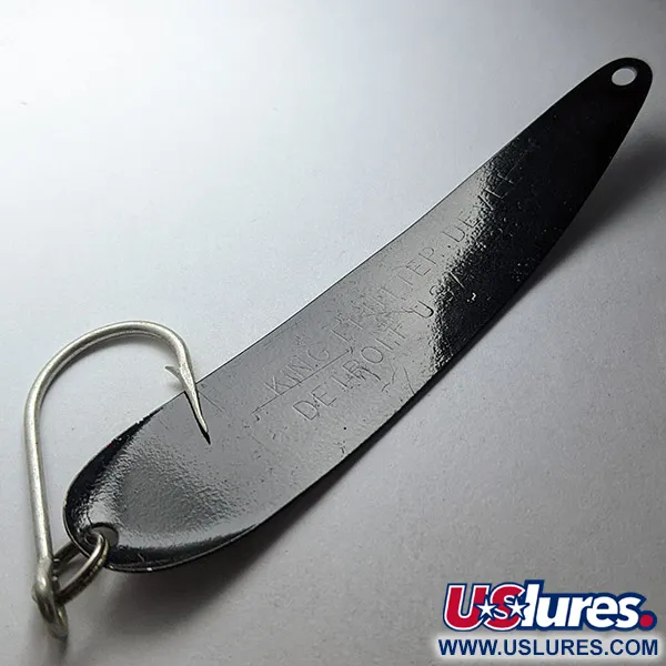 Eppinger Dardevle King Flutter Devle, Noir Pailleté, 9g, Cuillère de Traîne #22995