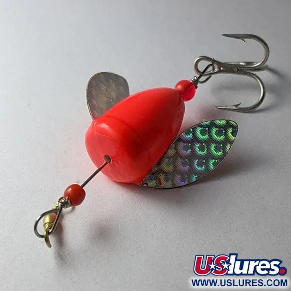 Yakima Bait Worden's Spin-n-Glo Winged, Orange Fluorescent, 1.5g, Leurre de dérive #23026