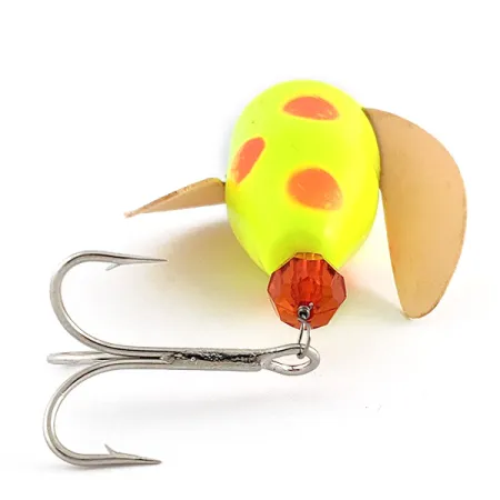 Yakima Bait Worden’s Spin N Glo, Jaune, 8g, Leurre à ailes #23031