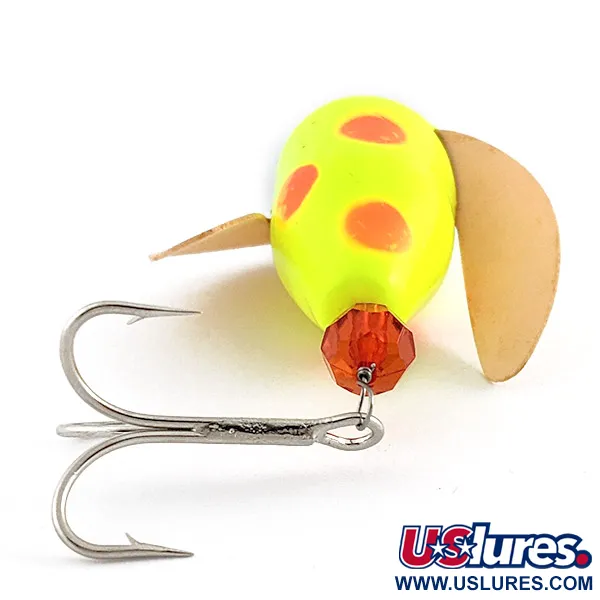 Yakima Bait Worden’s Spin N Glo, Jaune, 8g, Leurre à ailes #23031