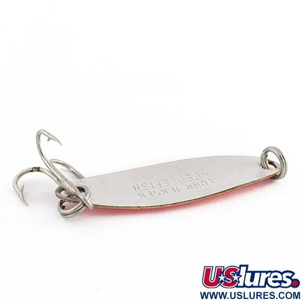 Luhr Jensen Needlefish 1 UV, 2g, blanc perle/rose fluo UV, Cuillère de traîne #23033