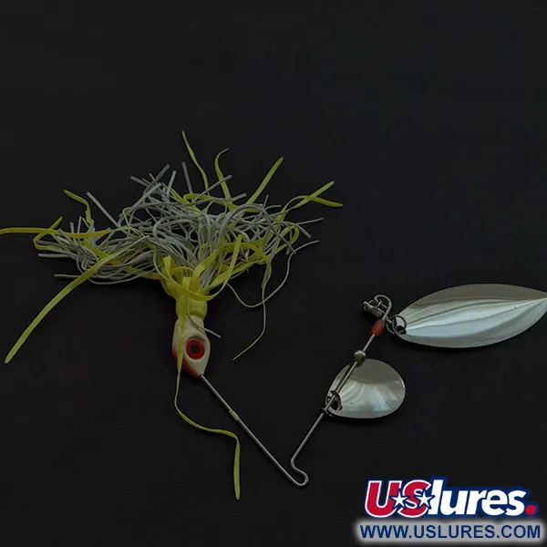 Strike King Red Eyed, 17g, Chartreuse et Blanc, Spinnerbait #23038
