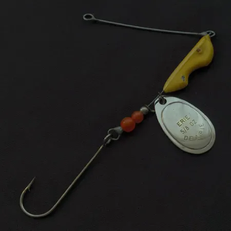 Erie Dearie Walleye Killer, 14g Nickel, Spinner à tête plombée #23053