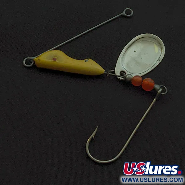 Erie Dearie Walleye Killer, 14g Nickel, Spinner à tête plombée #23053