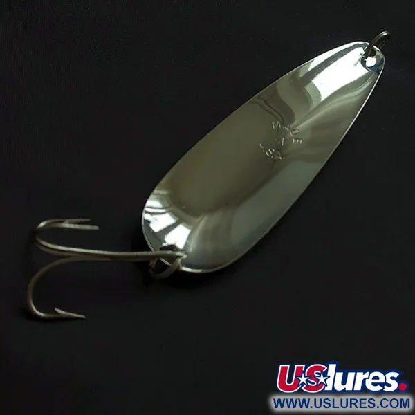 Worth Chippewa, 21 g, nickel/rouge, Cuillère ondulante #23075