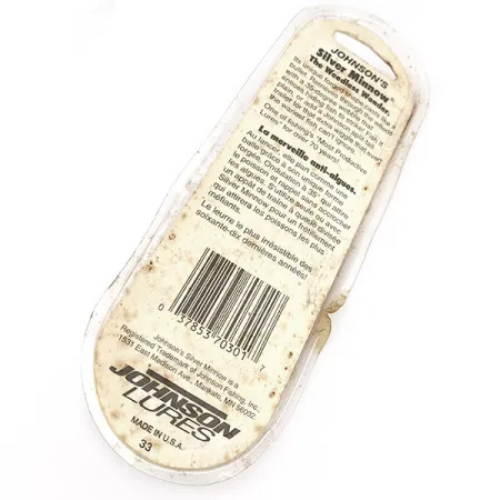 Johnson Silver Minnow, 21g Argent, Cuillère ondulante anti-herbe #23092